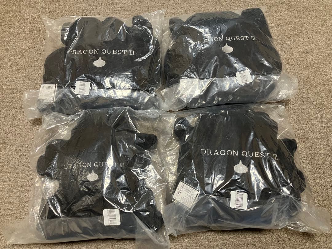 ドラゴンクエスト3 ドット ぬいぐるみ クッション 4個セット