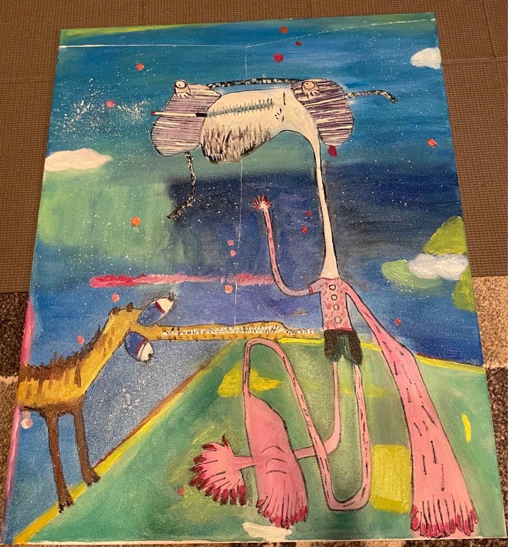 油絵 f10 原作　油彩