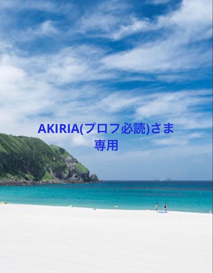 AKIRIA(プロフ必読)さま専用出品