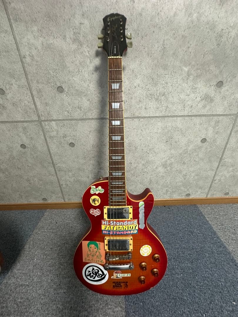 Hi-Standard エレキギター レッド ハードケース付き