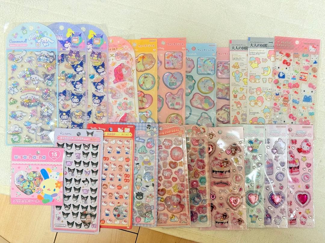サンリオ ボンボンドロップシール うるちゅる ウォーターシール まとめ売り