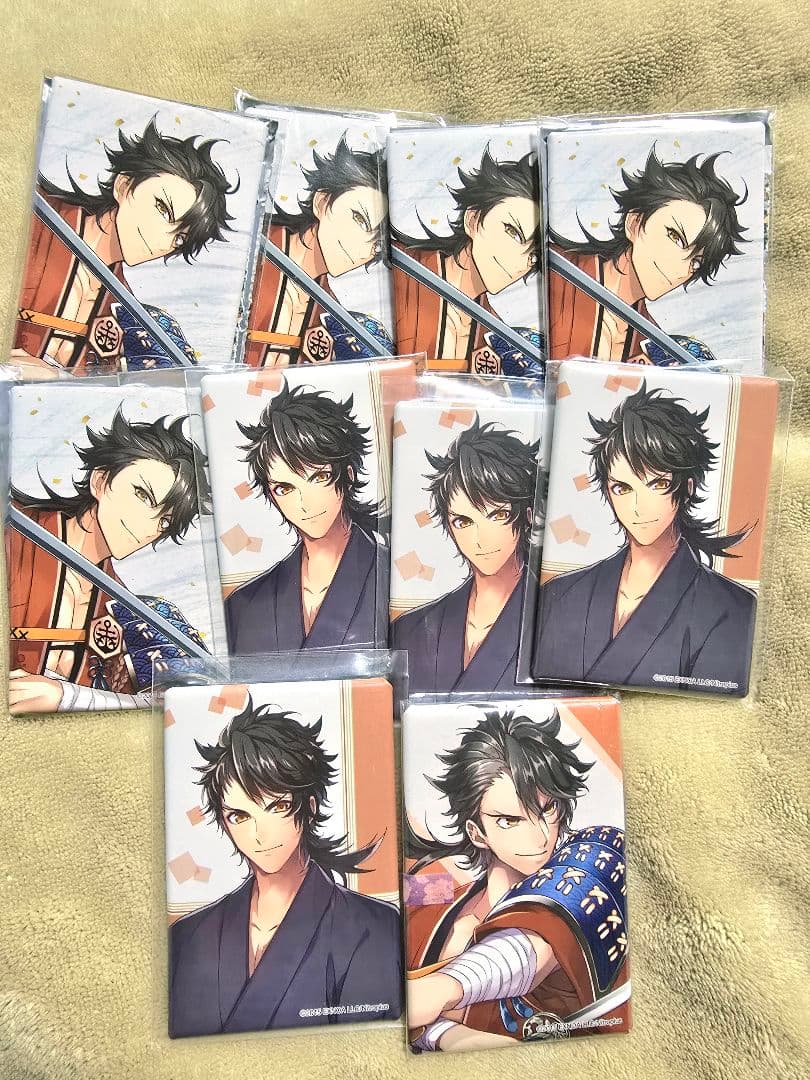 刀剣乱舞 陸奥守吉行 スクエア缶バッジ