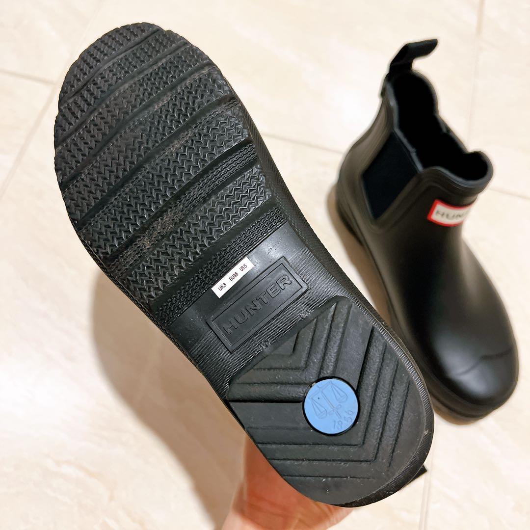 ★美品★HUNTER ハンター　オリジナルチェルシー　レインブーツ　ショート