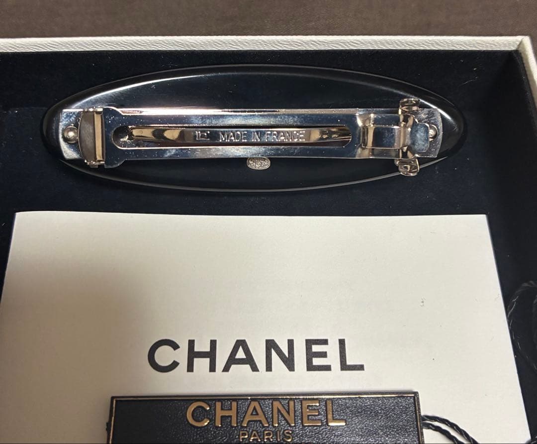 シャネル CHANEL ココマーク バレッタ ヘアアクセサリー