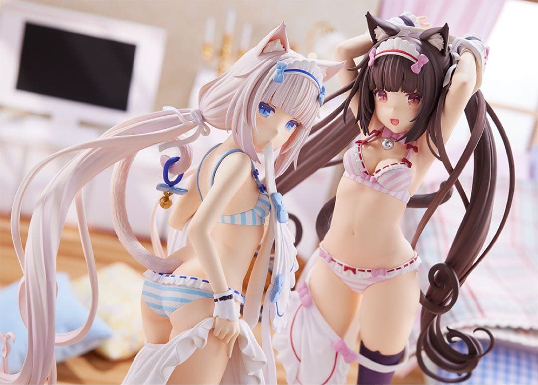 PLUM ネコぱら1/7スケール 〜着替えのひと時〜バニラ&ショコラ2体セット