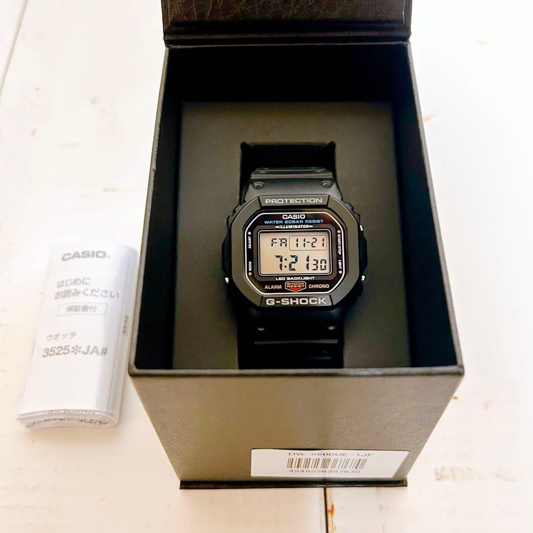 【新品】CASIO G-SHOCK 腕時計 ブラックDW-5600