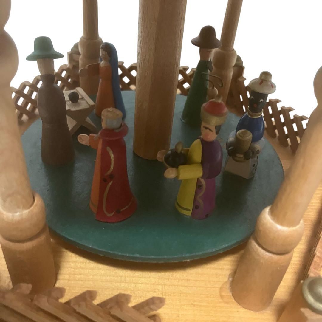 【正規品/セール価格】ビンテージ❣️本場ドイツのクリスマスピラミッド　キリスト