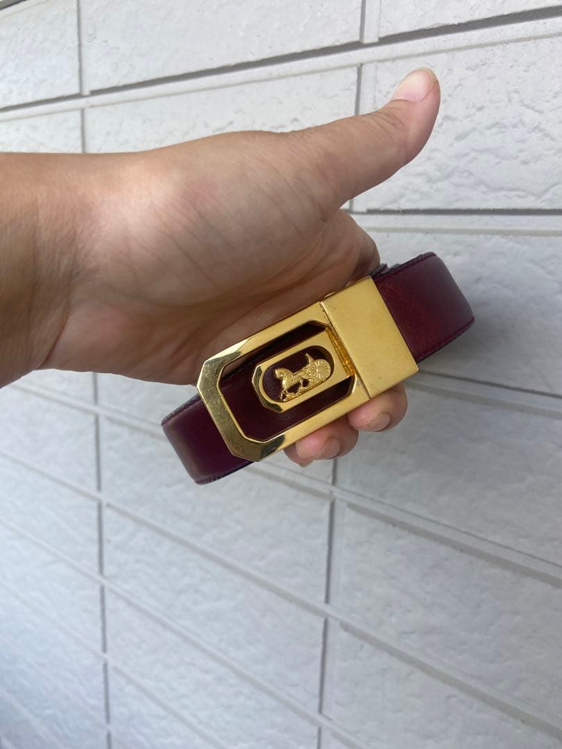 週末セールレア　美品 Celine ベルト馬車