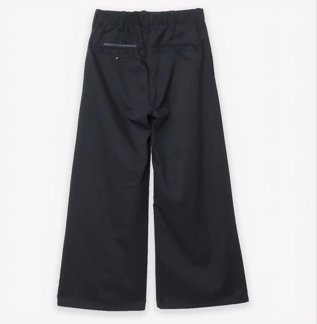 GOD ONLY KNOWS 黒 ワイドレッグチノパン　岩田剛典 XS