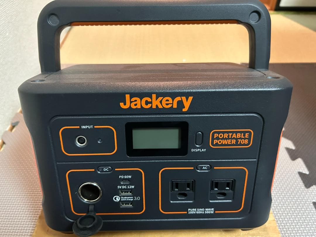 発電機・ポータブル電源 Jackery PORTABLE POWER 708