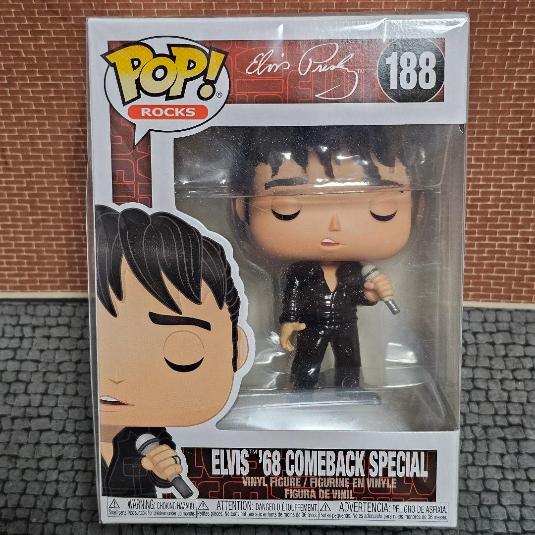 エルヴィス・プレスリー　ファンコ　ポップ！　68カムバックスペシャル　フィギュア