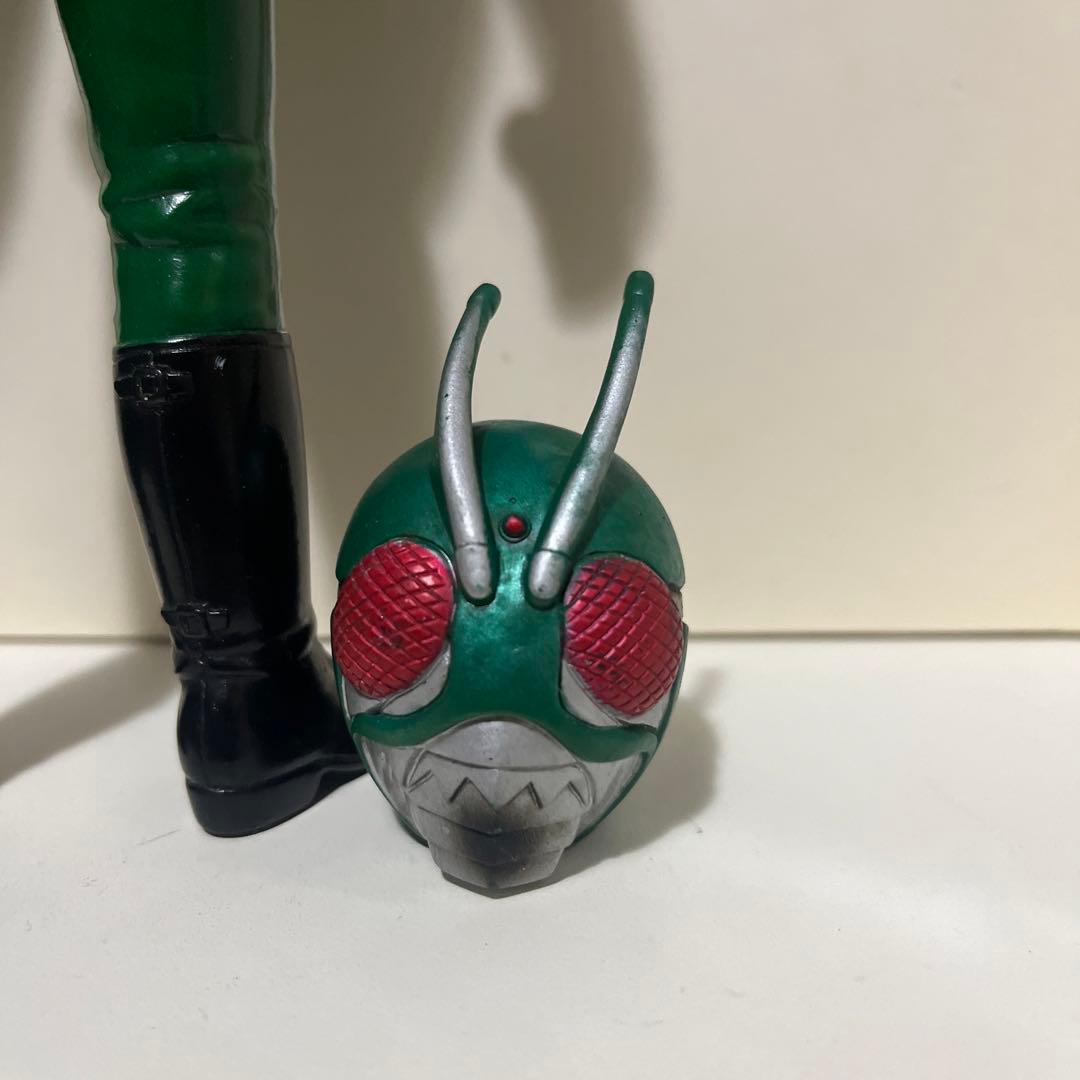 ポピー製 スカイライダー 面取れ 面替え ソフビ フィギュア