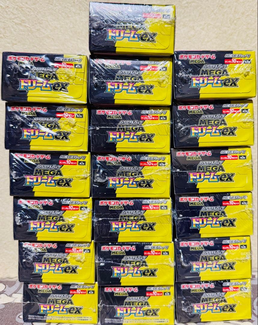 ポケモンカードゲーム MEGAドリームex シュリンク付未開封 19BOX