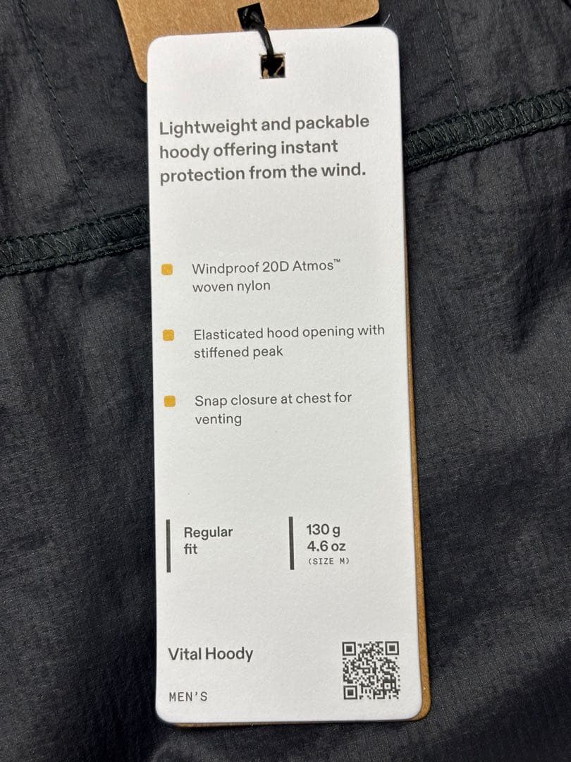 Rab バイタルフーディー　メンズ　グラフェン（マーマレード）