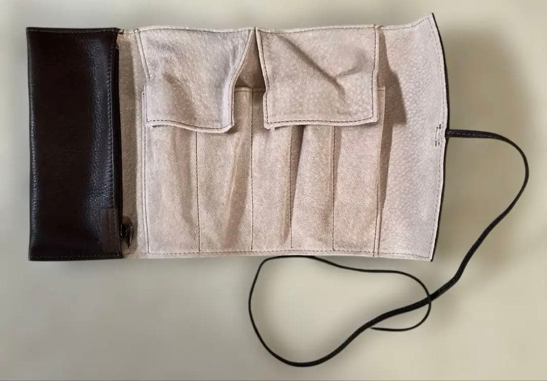 【新品】Penserble 高級レザー ペンケース ダークブラウン ギフト用