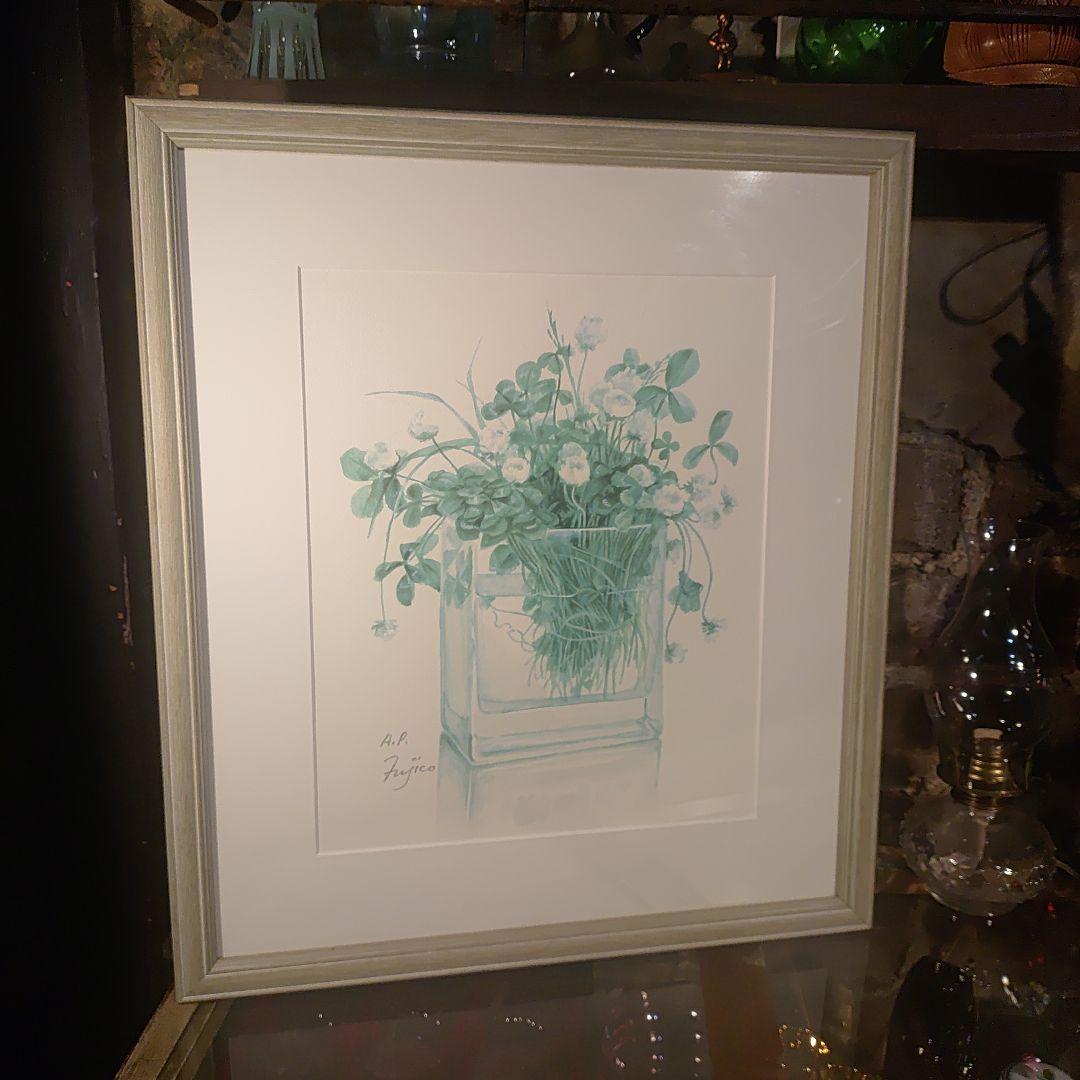 Fujiko 橋本不二子 希少 APエディション作品 水彩画 油絵 絵画 版画