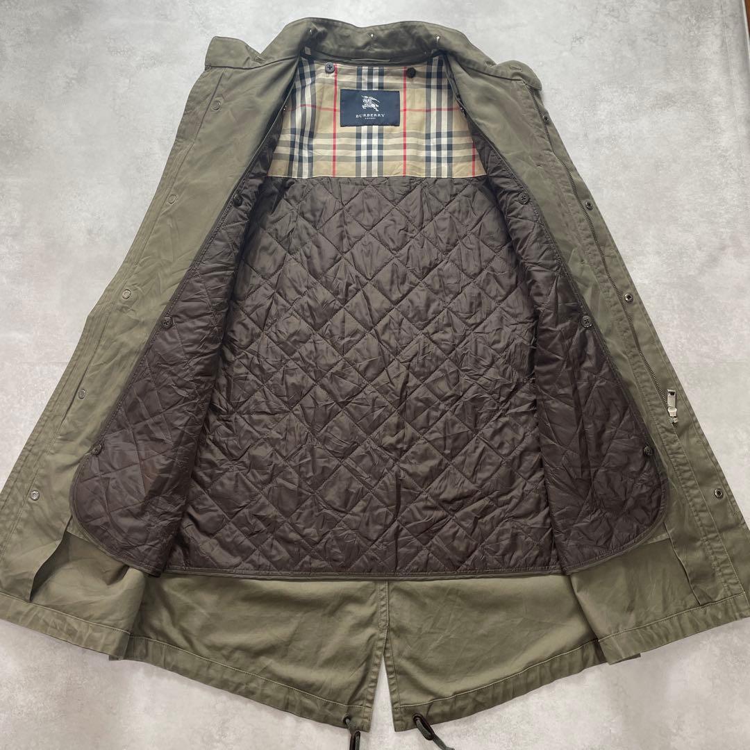 雰囲気抜群 機能性◯ バーバリーロンドン モッズコート ライナー付 カーキ M