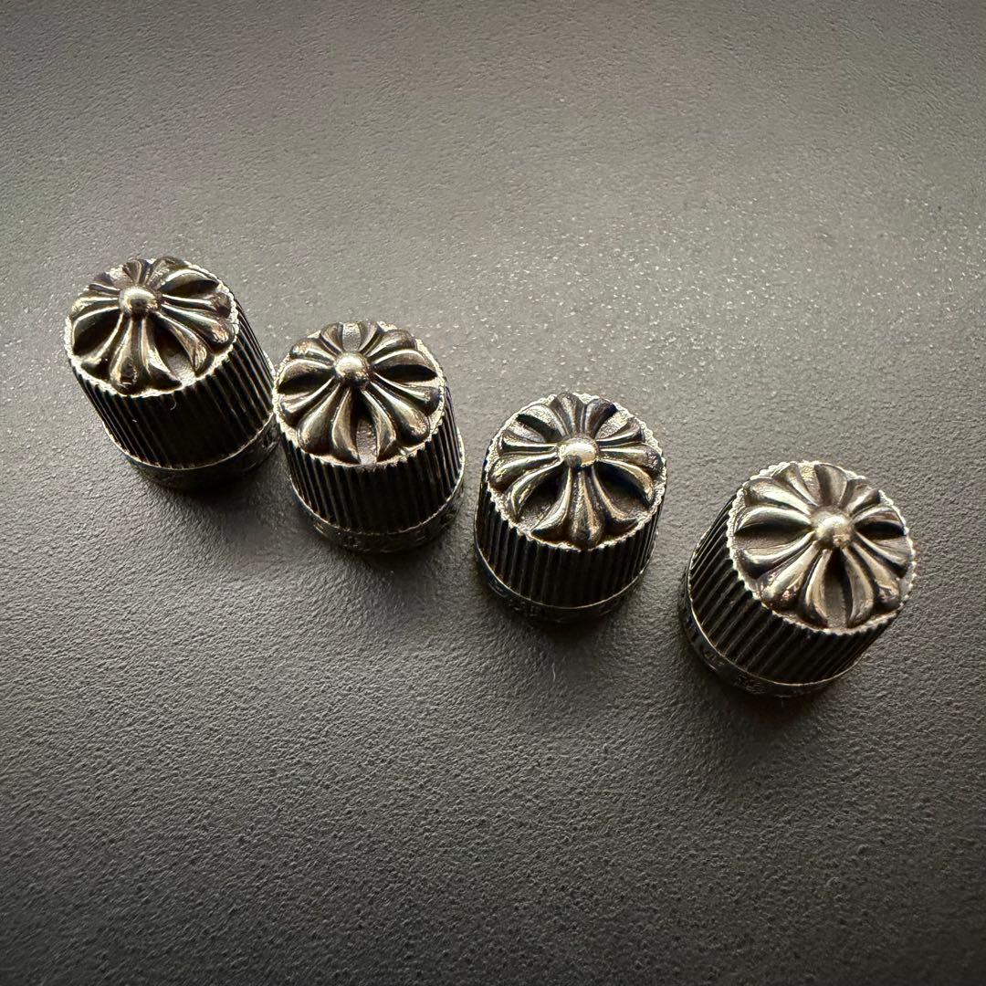 まぐろ 新品 クロムハーツ バルブキャップ クリスマス ノベルティ 4個