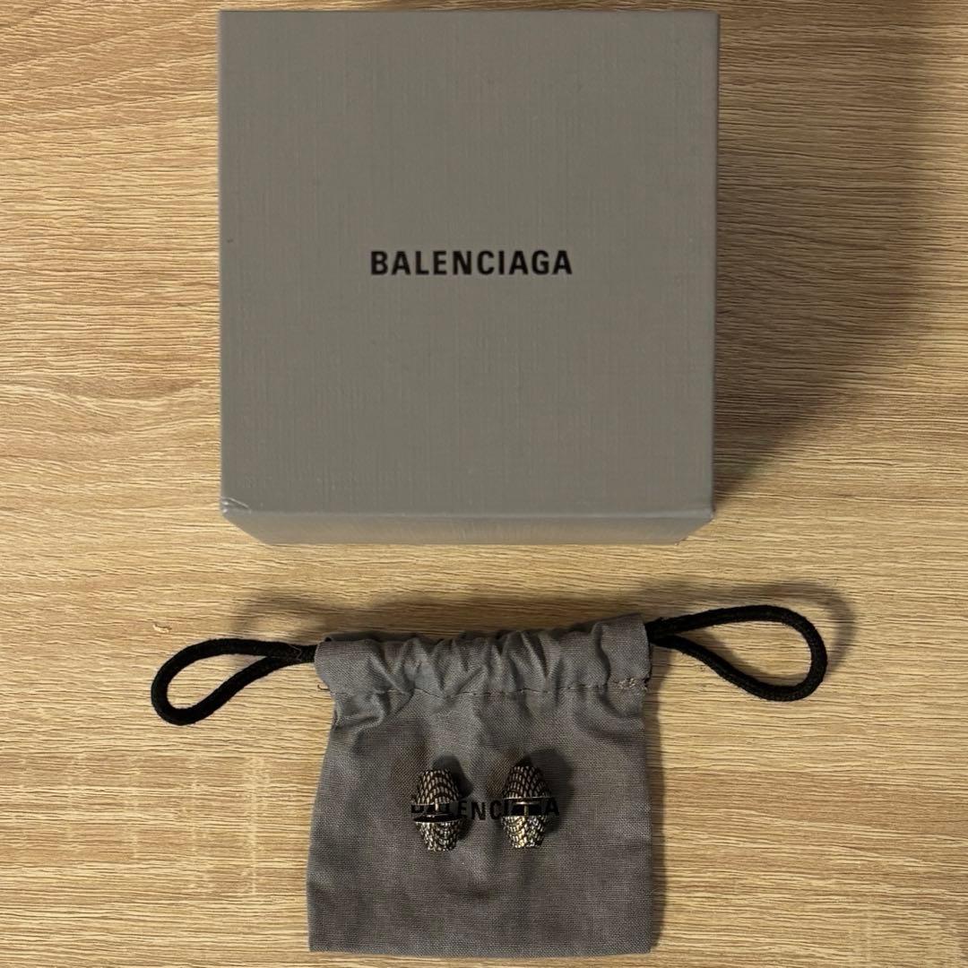 BALENCIAGA メタルピアス 箱付き