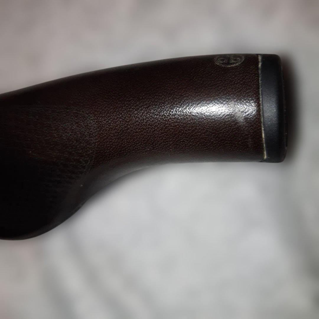 【廃盤・希少品】エルゴンGP1バイオレザーグリップラージロングブラウンブラック