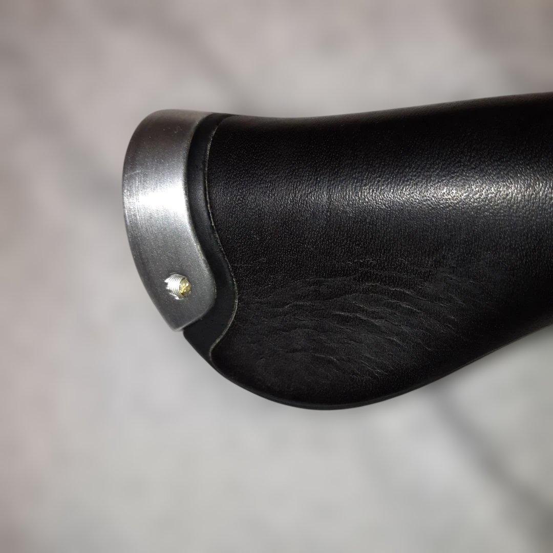 【廃盤・希少品】エルゴンGP1バイオレザーグリップラージロングブラウンブラック