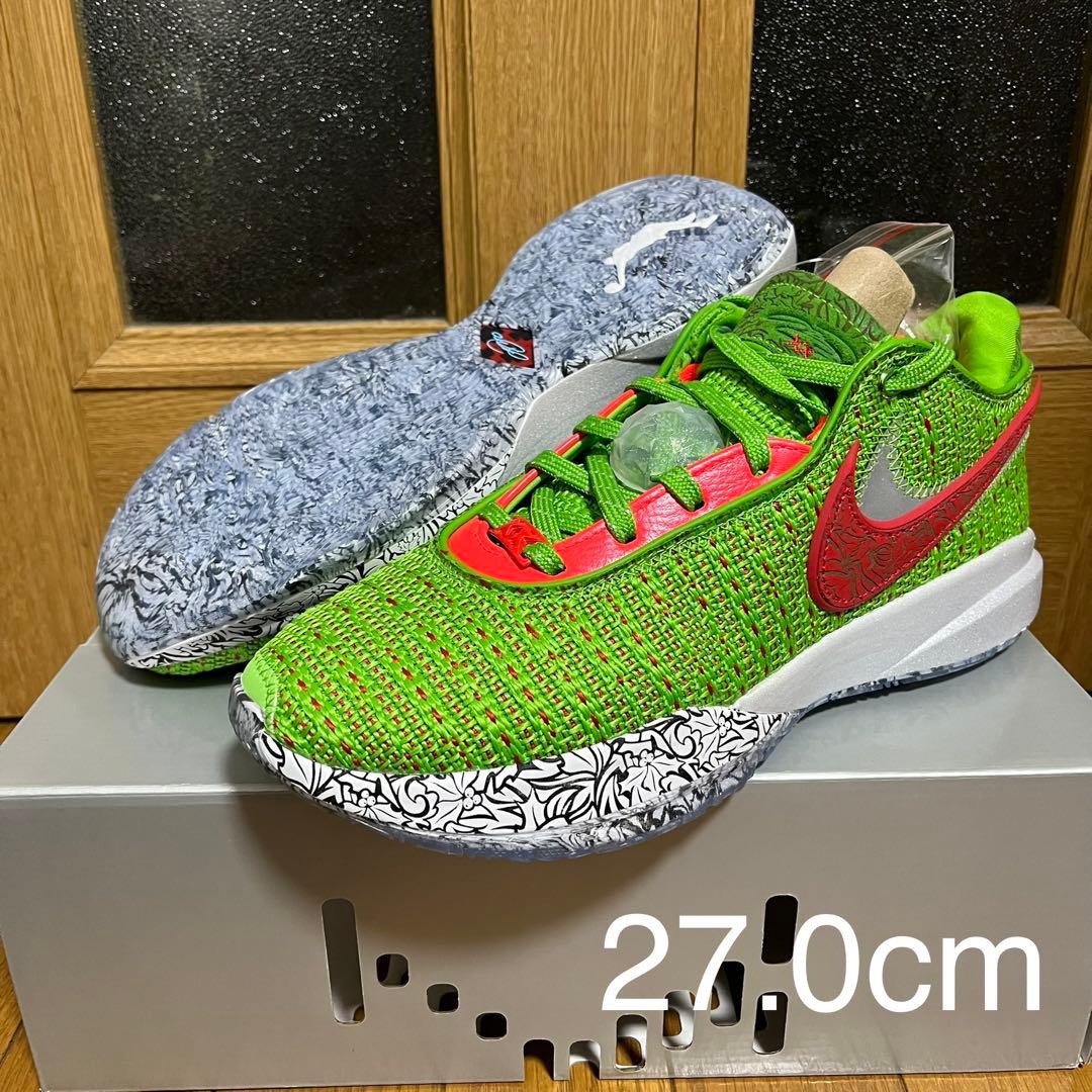 NIKE レブロン20 クリスマス 27.0cm バッシュ