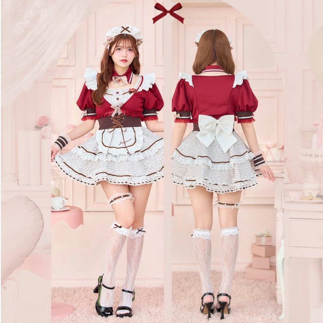キャンディベリーホイップレースメイド バレンタイン マリームーン コスプレ