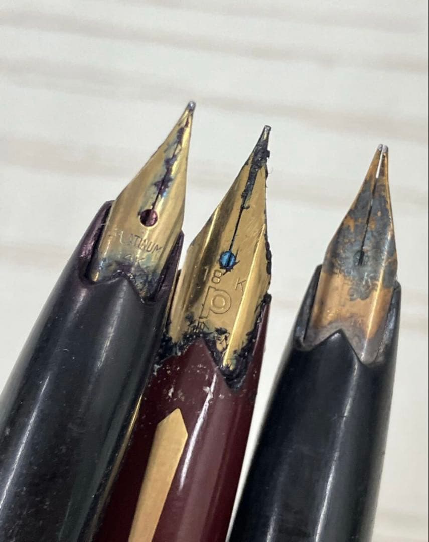 【まとめ売り】22k 18k 14k 万年筆 ９本　ペン先