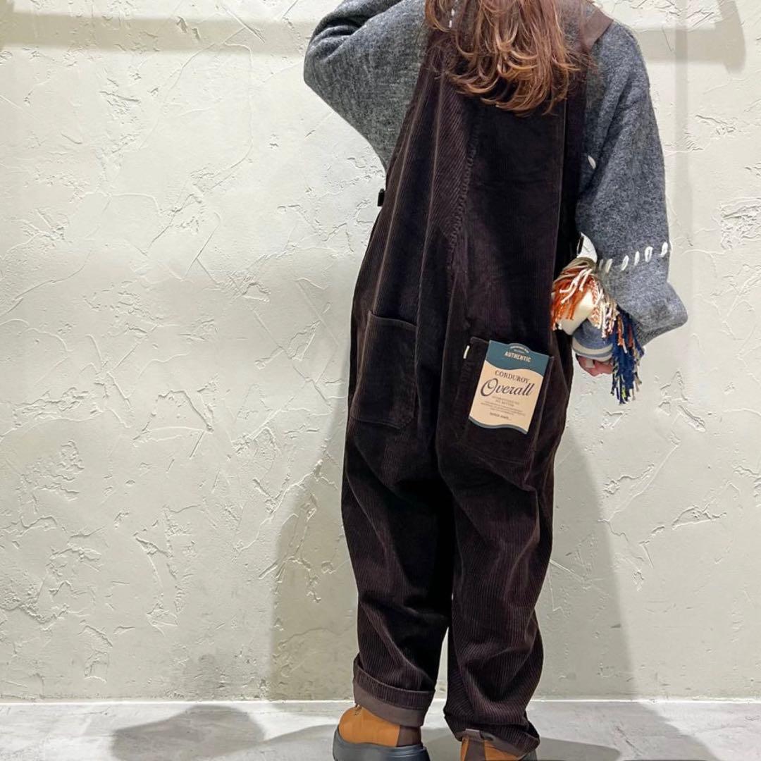 今季 コーデュロイオーバーオール レデース 気まぐれ値下げ!!