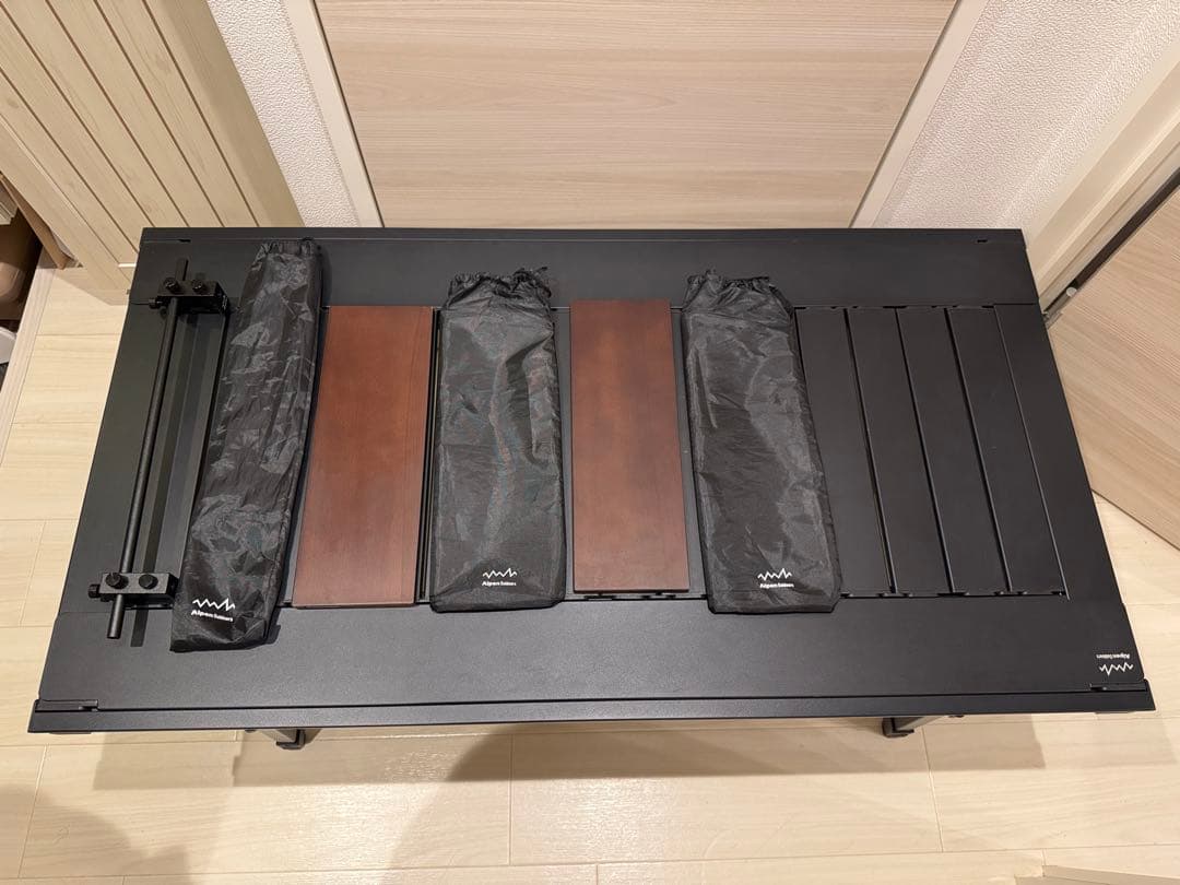 Alpen Outdoors アルミユニットテーブル110 + 純正オプション