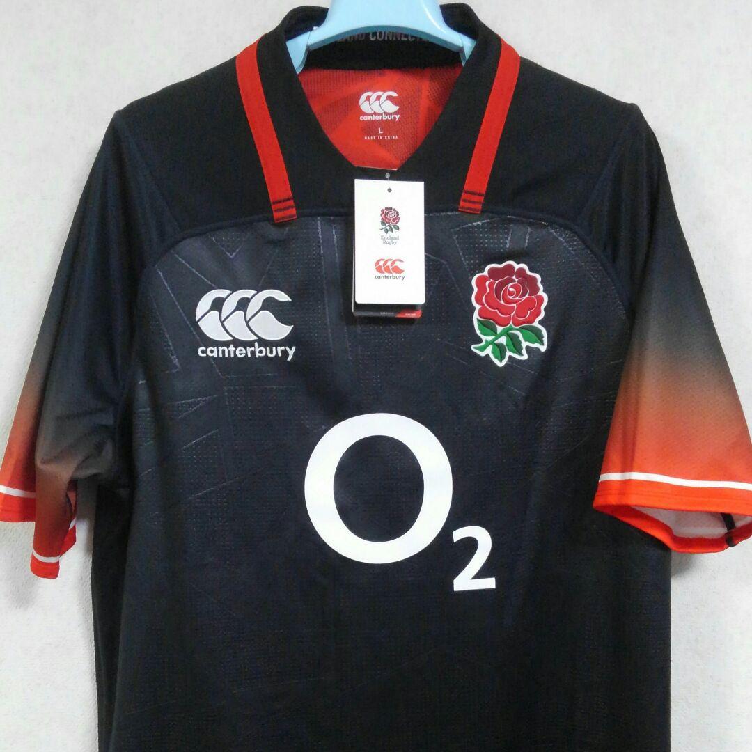 イングランド　away　レプリカ　ラグビージャージ　カンタベリー正規品　【新品】