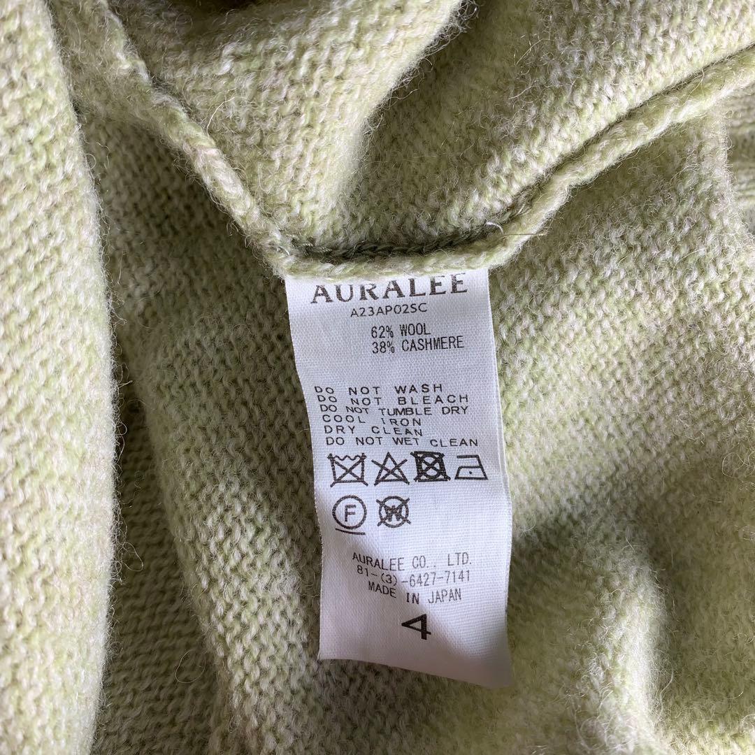 トップス AURALEE SHETLAND WOOL CASHMERE KNIT 23AW