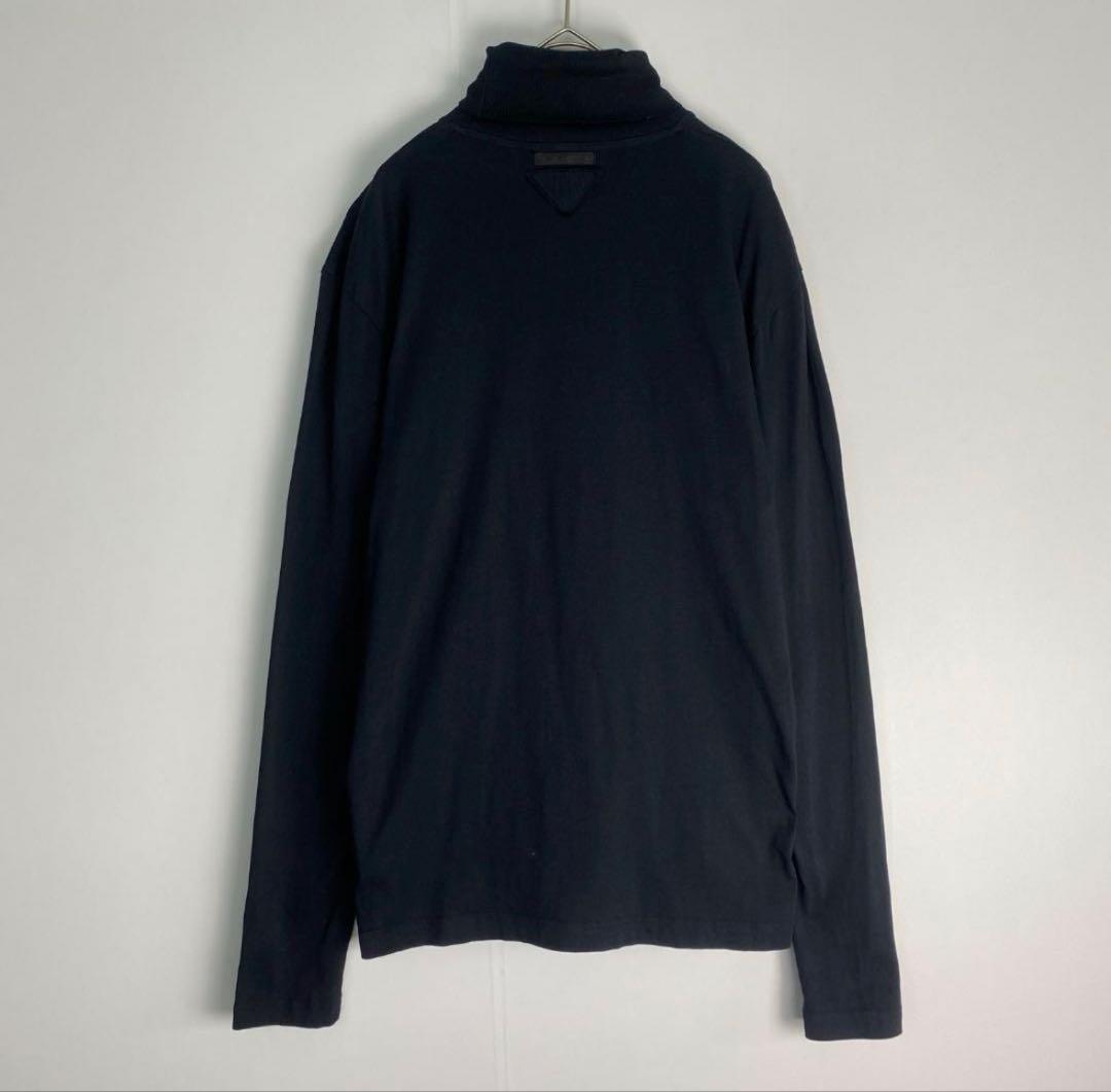 美品　プラダ　ニット　スプリング　長袖Tシャツ　ストレッチタートルネック