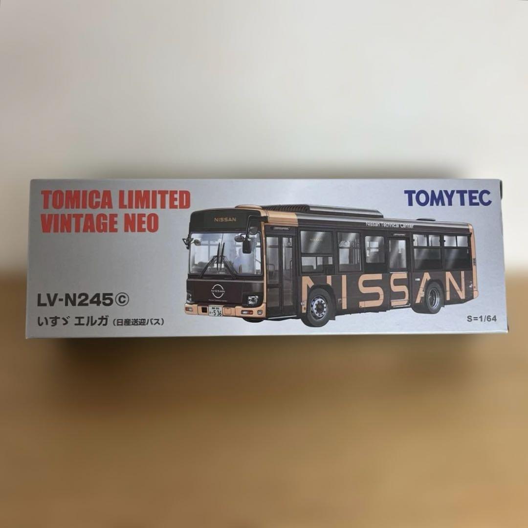 【中古】トミカリミテッドヴィンテージNEO いすゞ エルガ 日産送迎バス