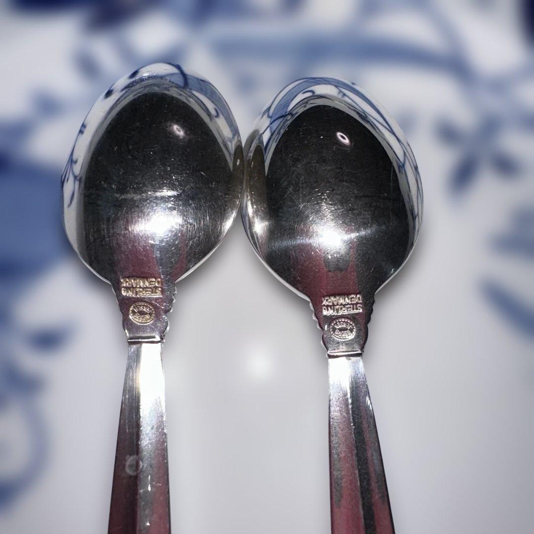 ジョージジェンセン、希少なコーヒースプーン　２本