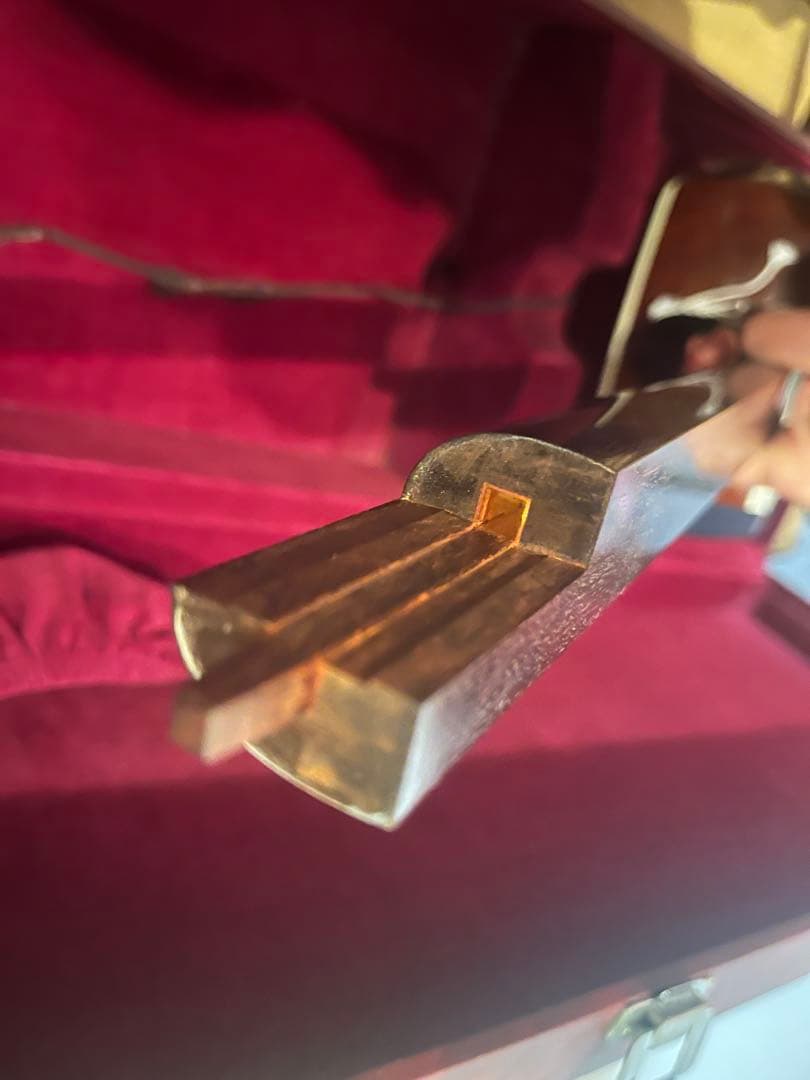 お値引きしました❣️三味線　東さわり　紅木 金細