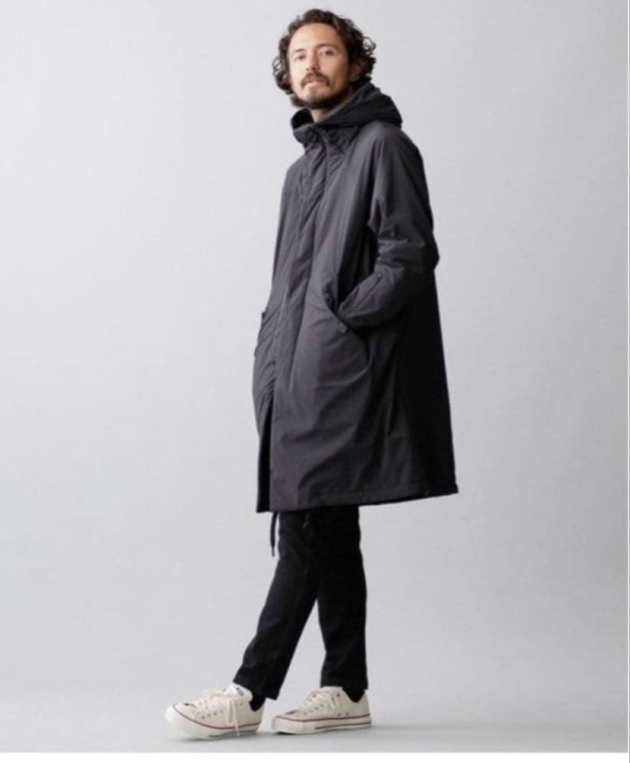 オーバーサイズ XL ナノユニバース 機能中綿モッズコート 西川ダウン