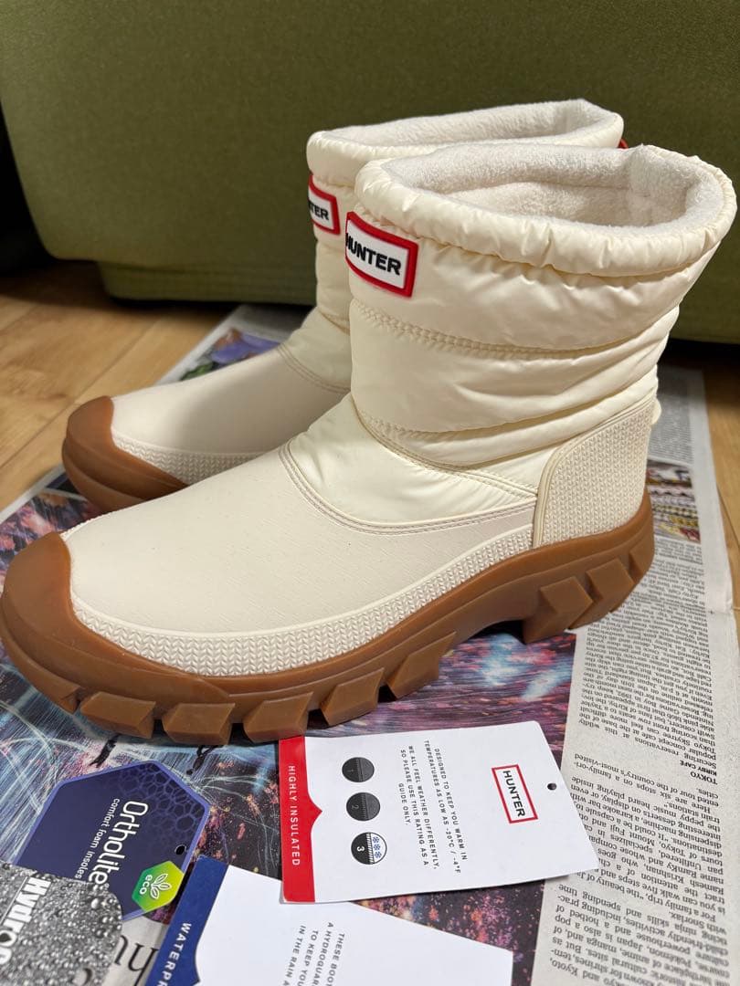 ハンター　レディース　スノーブーツ　25cm UK6