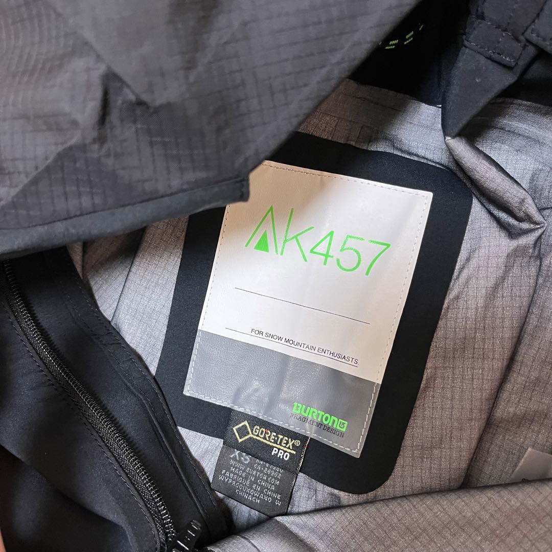 最高峰 BURTON AK バートン AK457 藤原ヒロシ ビブパンツ 黒