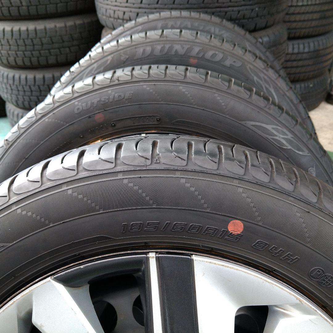 ★Ak ホンダ 純正スチールホイール 185/60R15 ダンロップ 4本