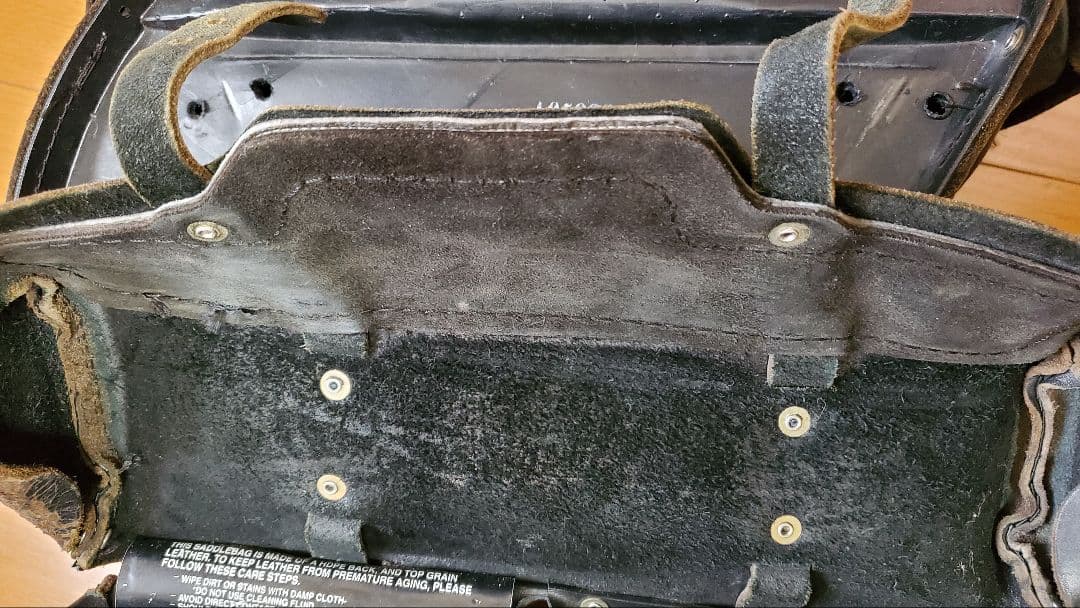 (稀少タラコ)ハーレー エボ EVO エヴォ 96’FLSTN 純正バッグ