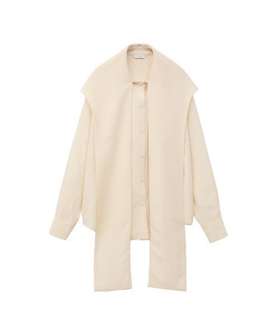 トップス CLANE BOW TIE HOODIE SHIRT