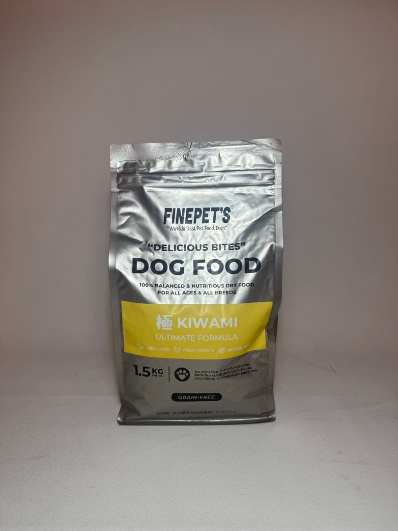 ドッグフード FINEPET'S DOG FOOD KIWAMI 1.5kg