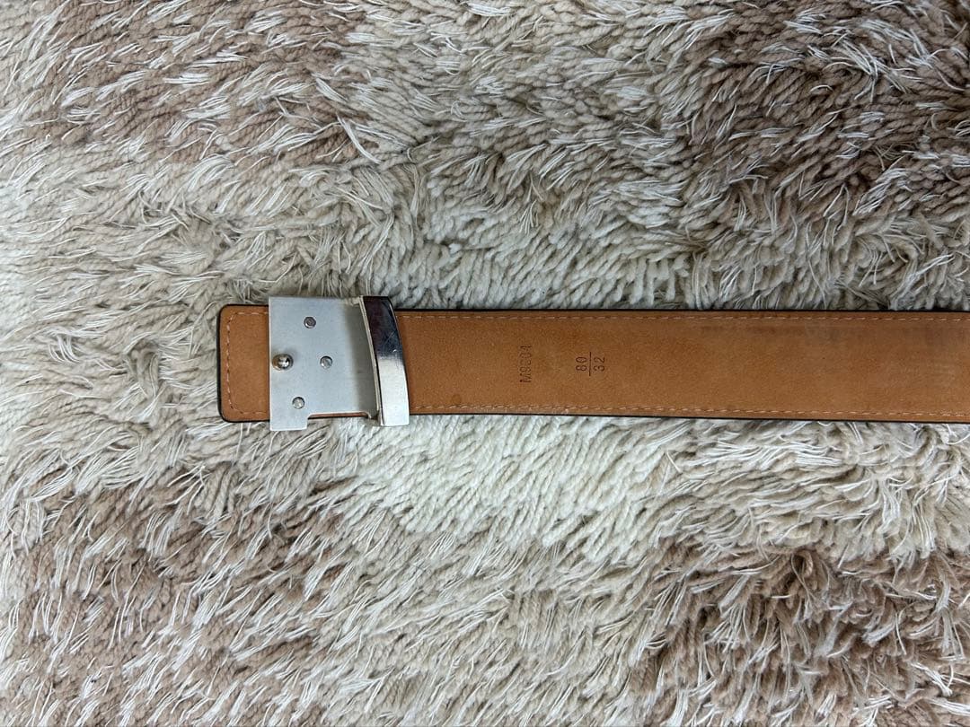 LOUIS VUITTON ルイヴィトン エピ ブラックベルト 80/32