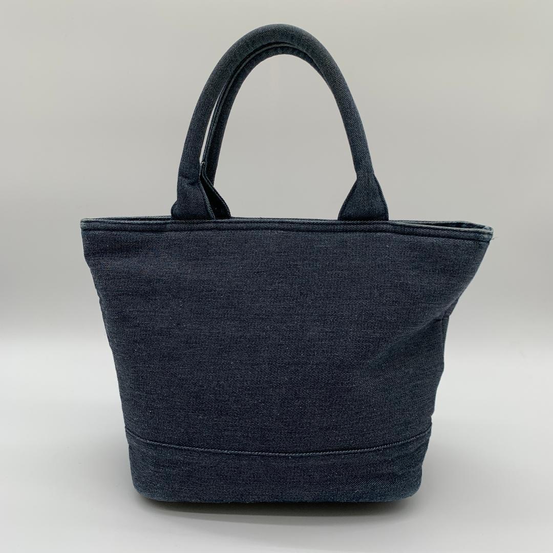 Hydrogen ハイドロゲン ハンドバッグ デニム スカルロゴ ペイズリー柄