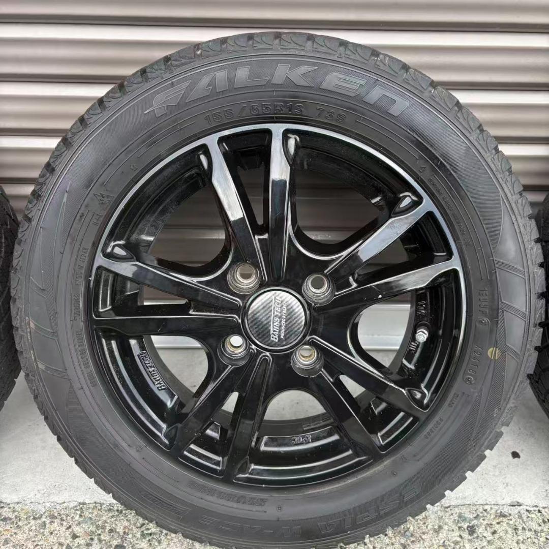 「A」【2件同時購入必須】軽スタッドレス＋ホイールセット（2本ずつ2件で4本）