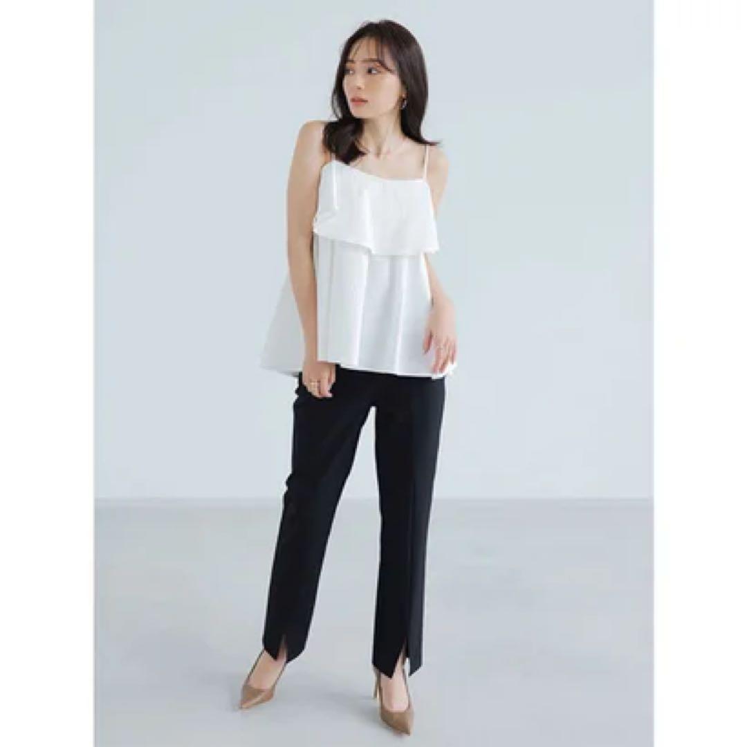 anuans フクレジャガードキャミソール ホワイト