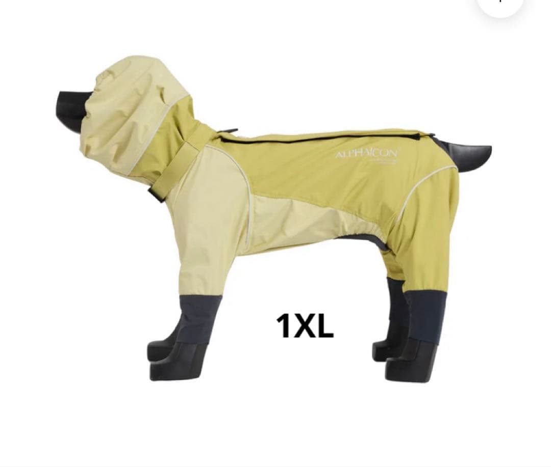 ALPHAICON アルファアイコン レインドッグガード 1XL バナナ