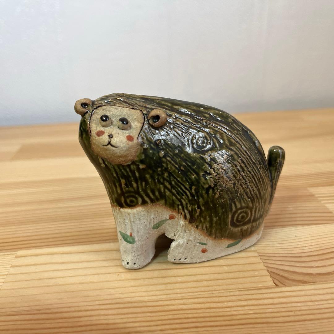 SALE！！★可愛くておすすめ！★【干支シリーズ】陶器製申の親子置物2体セット