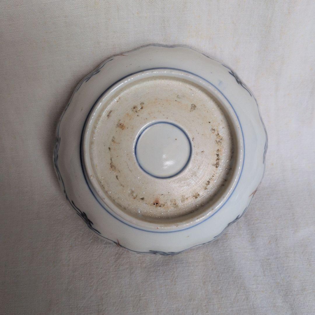 古伊万里 なます皿 3枚 赤絵 色絵 金彩 幕末